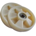 Rueda Sanplast 2 Unid Transpaleta Technyl C/rodamientos